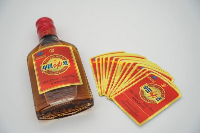 Adhesive Wine Label, Metalized Bottle Label, Vodka Metal Label, 3D Lenticular Adhesive Label, Tin/Pewter Label, Self-Adhesive Metal Bottle Label, PVC Label