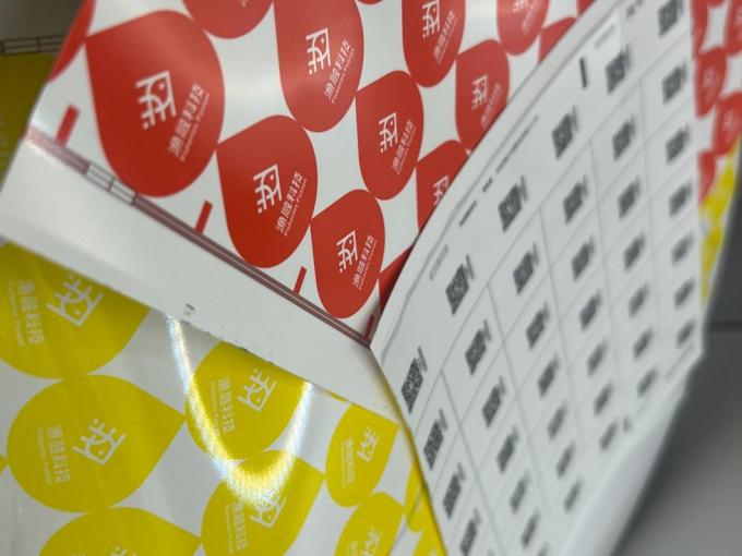 Op maat gemaakte etiket stickers zijn perfect voor hologram stickers wisselbaar QR code label 3
