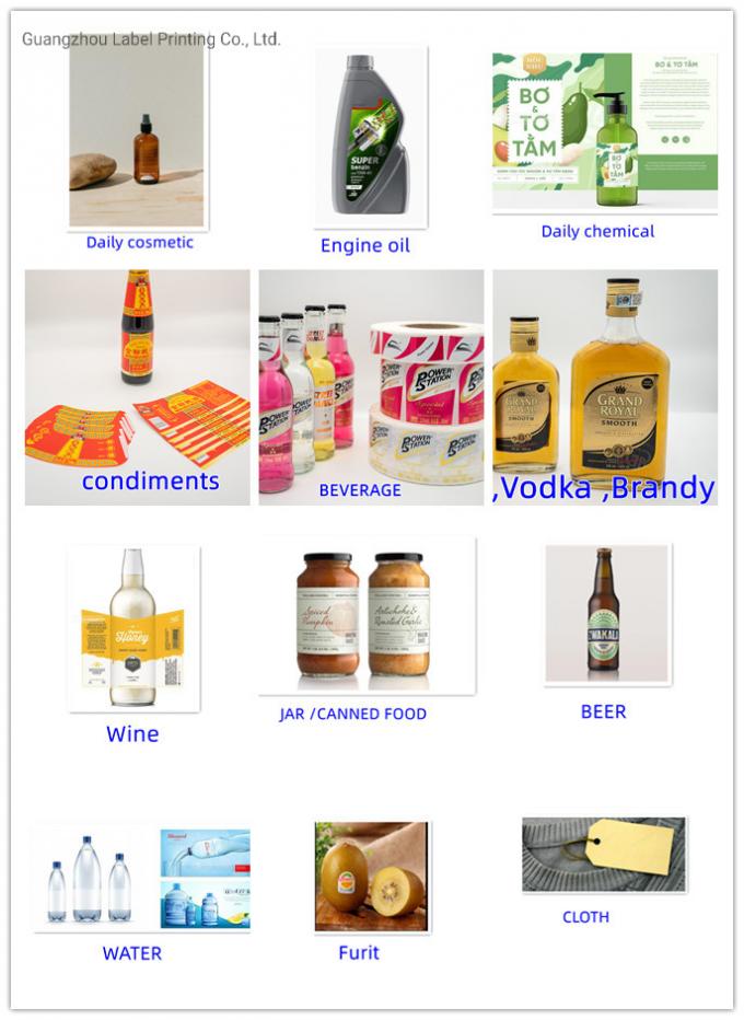 Custom Self Adhesive Waterproof Vinyl PVC Die Cut Sticker Logo Label Printing Stickers Packaging Labels