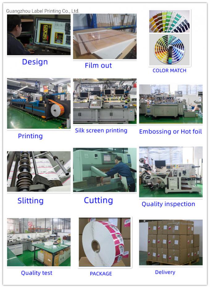 Custom Self Adhesive Waterproof Vinyl PVC Die Cut Sticker Logo Label Printing Stickers Packaging Labels