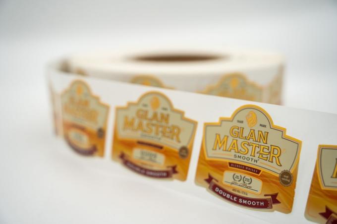 Print House Custom Logo Stickers with Full Color Print in Rolls