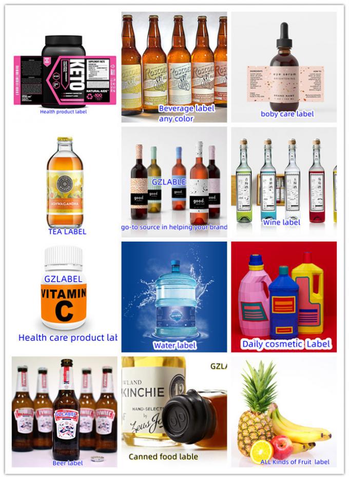 Hot Sales Waterproof Self-Adhesive Label Whisky Label
