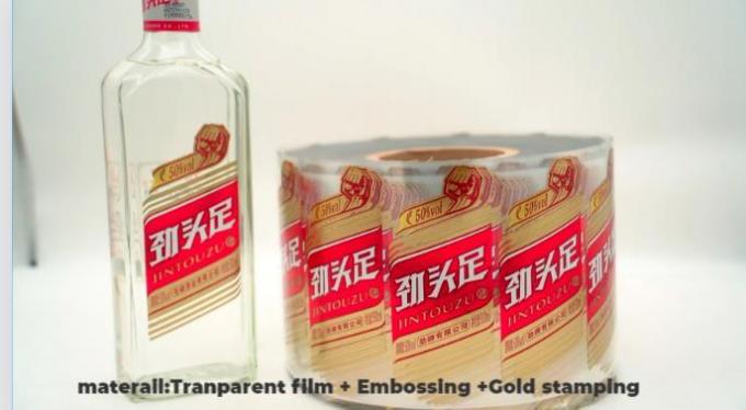 Hot Sales Waterproof Self-Adhesive Label Whisky Label