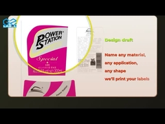 Verbeter uw merk met aangepaste wijn dranken voedsel labels