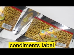 Wet Glue Label & Condiment Flasket Labels