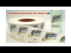 Zelfklevend label & aangepaste labelsticker