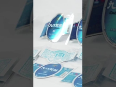 Gepersonaliseerde Avery retouradres Stickers Label Ronde Doorzichtige Afdrukbare Sticker Papier