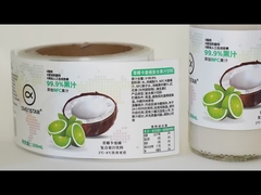 Op maat gemaakte verpakking ronde stickeretiketten met een uitstekende productiecapaciteit voor drankflessenetiketten