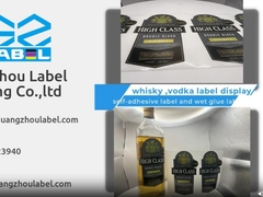 etiket van wodkawijn