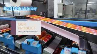 Aangepaste labeloplossingen voor uw merk VAN ONTWERP TOT LABEL