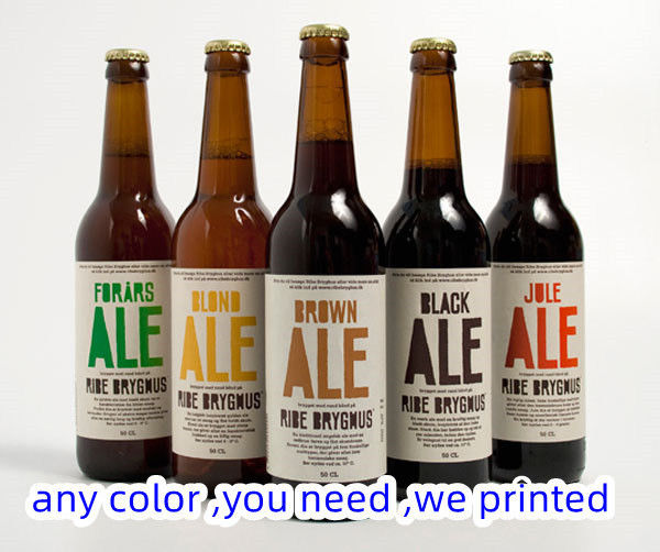 Recyclebaar natte lijm label afdrukbaar dank je sticker label vakantie retour adres label