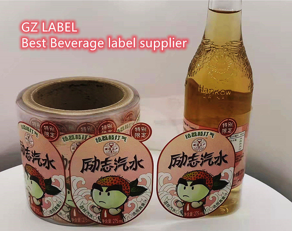 Gepersonaliseerd etiket Transparante etiket voor drankflessen Label Kleefmerk