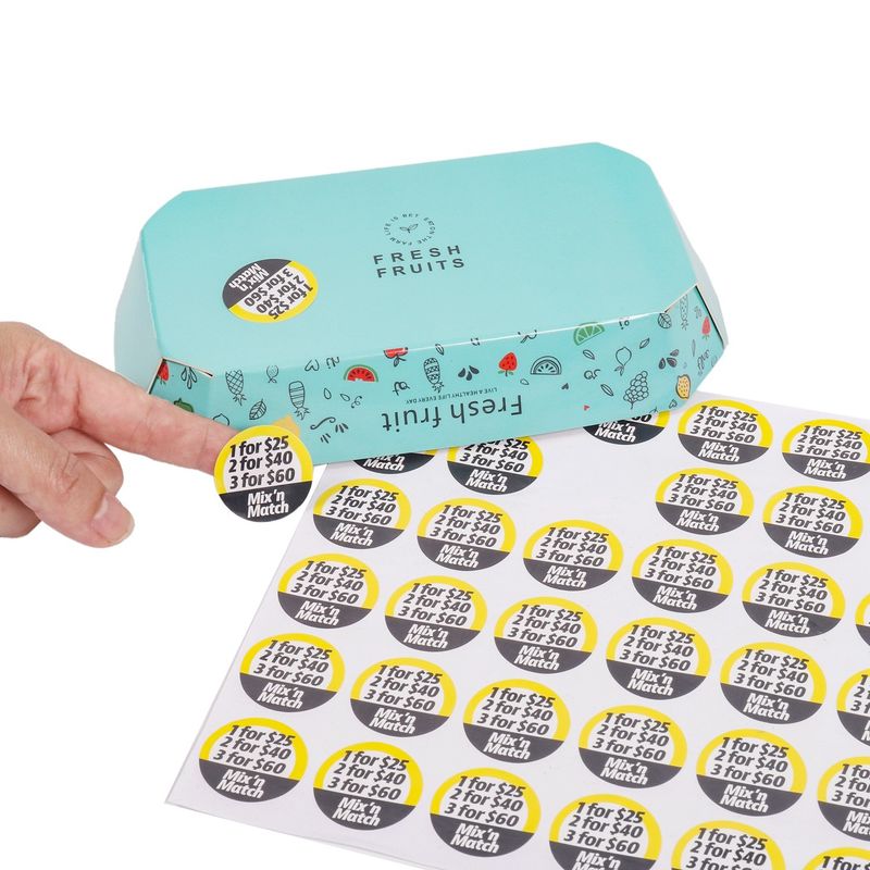 Op maat gemaakte labelsticker printing professionals in en aanpasbaar voor uw branding behoeften