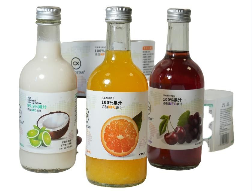 Op maat gemaakte verpakking ronde stickeretiketten met een uitstekende productiecapaciteit voor drankflessenetiketten