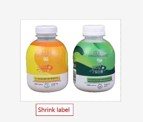 Waterdicht krimparmetiketten voor aroma-etiketten in witte BOPP/PE/PP/PVC/PET