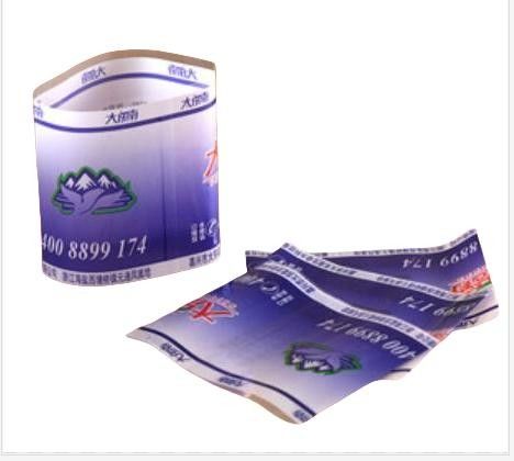 Waterdicht krimparmetiketten voor aroma-etiketten in witte BOPP/PE/PP/PVC/PET