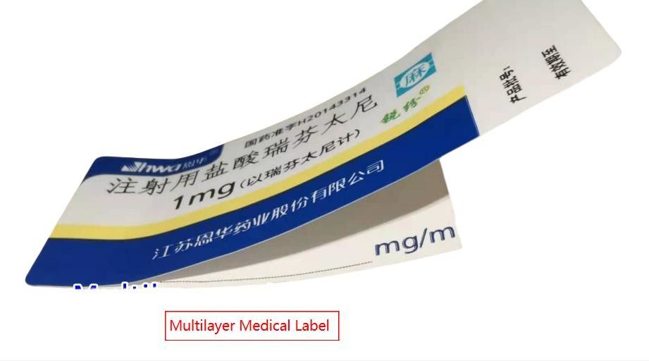 Gepersonaliseerde farmaceutische etiketten Gepersonaliseerde zelfklevende etiketten voor farmaceutische producten