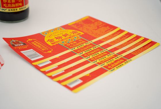 Gepersonaliseerd natte lijmlabel voor kruiden met volledig automatische rotatiepers en 10-12 kleurenprinten