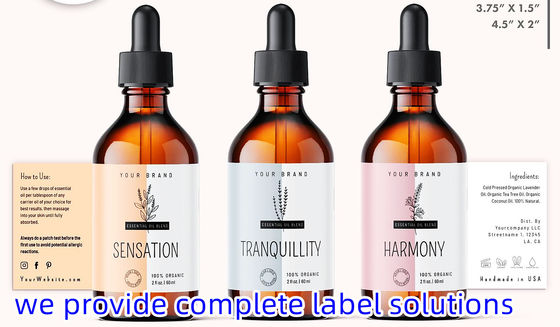 Gepersonaliseerd etiket voor gekleurde adresetiketten grote vinyl sticker Print metaal kleeflabel