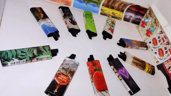 Waterdicht Naamslabels Drukstickers Vinyl Die Cut Kleeflabel