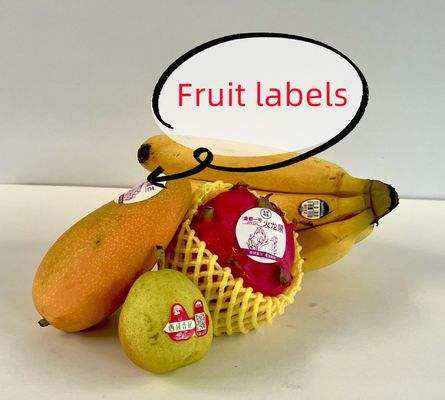 waterdichte etiketten voor potten Custom QR code etiketten Afdrukbare voedseletiketten Stickers