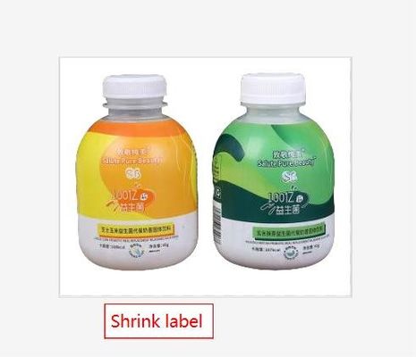 Waterdicht krimparmetiketten voor aroma-etiketten in witte BOPP/PE/PP/PVC/PET
